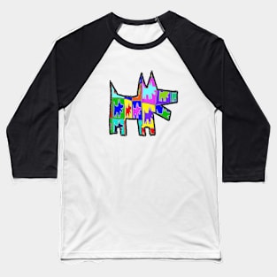 Dog Art 2 Baseball T-Shirt